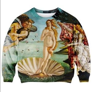 "The Birth Of Venus" Print Sweatshirt